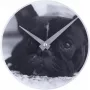 NeXtime klok 5173 Little Dog, sieninis, Ø20 cm, juodas