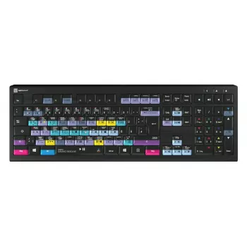 Logickeyboard ASTRA 2 klaviatūra USB QWERTZ anglų juoda Full-size 108 klavišai
