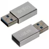 LogiLink AU0056 USB 3.2 Gen 1 adapteris USB Type-C moteriškas sidabrinis