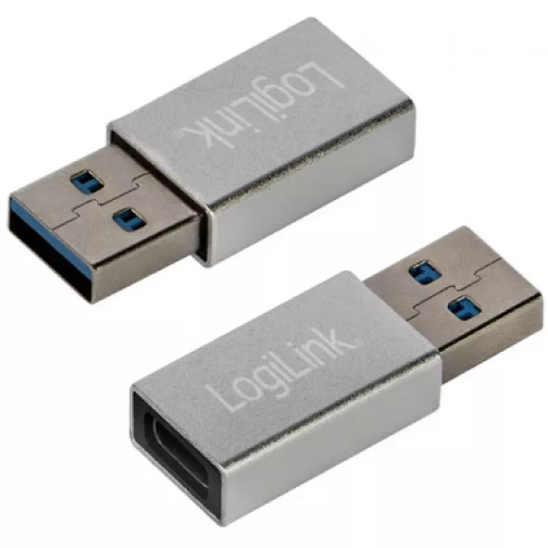 LogiLink AU0056 USB 3.2 Gen 1 adapteris USB Type-C moteriškas sidabrinis