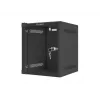 Sieninis stovas LANBERG WF10-2306-10B — 6U, 280×310×336 mm, gylis 238 mm, juodas, 20 kg talpa
