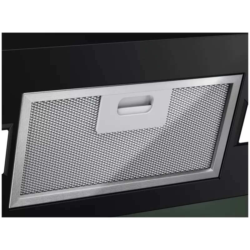 Sieninis gartraukis Electrolux LFV626K juodas, 598×396 mm, recirkuliacinis 615 m³/h, 62 dB, anglies filtras
