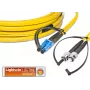 Lightwin LDP-09 LC-ST 1.0 FD šviesolaidinis kabelis 1 m OS2 geltonas