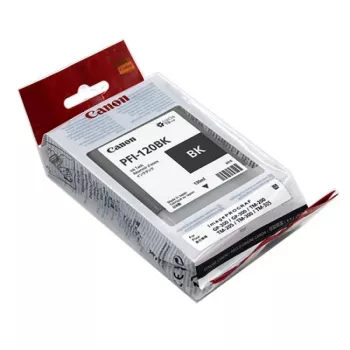Canon PFI-120BK originali juoda rašalo kasetė, 130 ml, pigmentinis