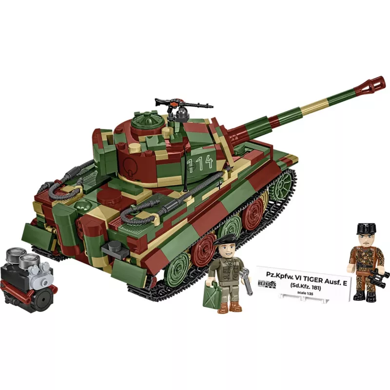 Konstruktorius Pz.Kpfw. VI Tiger versija E 870 kaladėlių