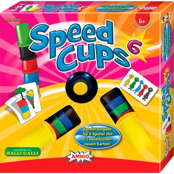 Amigo Speed Cups 6 – greitųjų puodelių stalo žaidimas, 15 min.