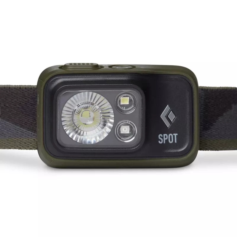 Kaktinė lemputė Black Diamond Spot 400 — 400 lm, LED, IPX8, AAA, spindulys 12–100 m, juoda