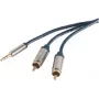 Garso kabelis 3,5 mm – 2 × RCA ShiverPeaks SP30831-SLIM