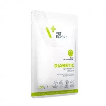 VET EXPERT Veterinary Diet Diabetic Cat šlapias maistas katėms 100g
