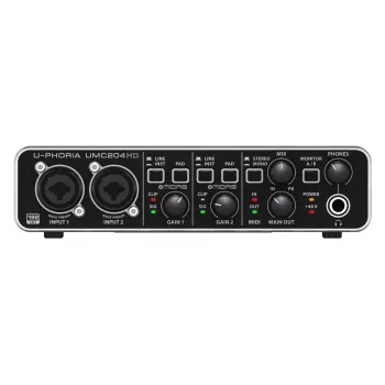 Behringer UMC204HD papildoma muzikos įranga