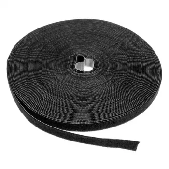 LABEL THE CABLE LTC PRO Roll Strap dvipusis lipnusis diržas, 25m juodas