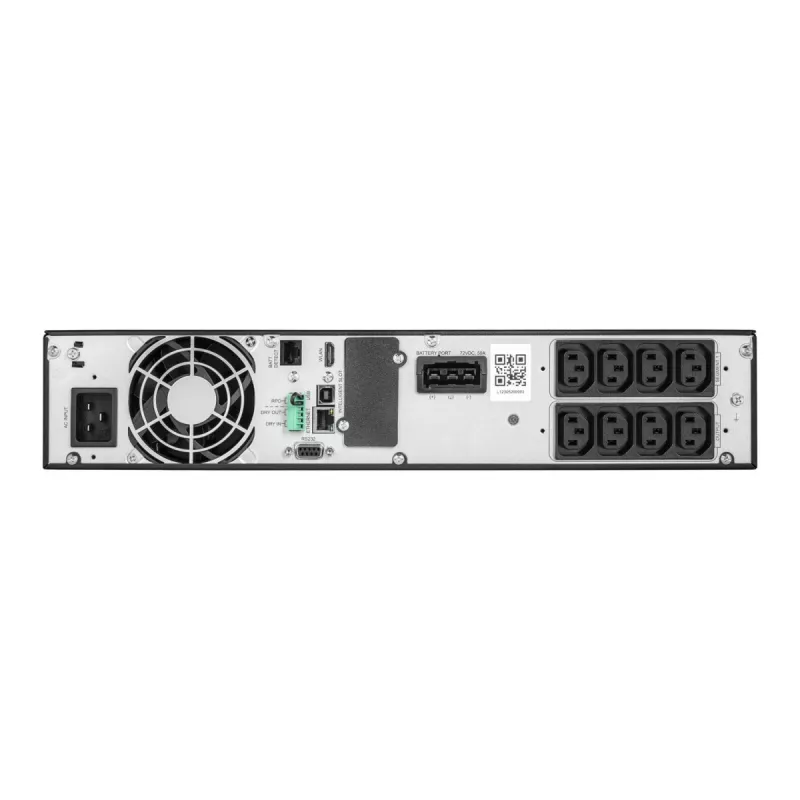 EVER POWERLINE RT PRO 2000 nepertraukiamo maitinimo šaltinis (UPS) dvigubos konversijos (Online) 2 kVA/2 kW