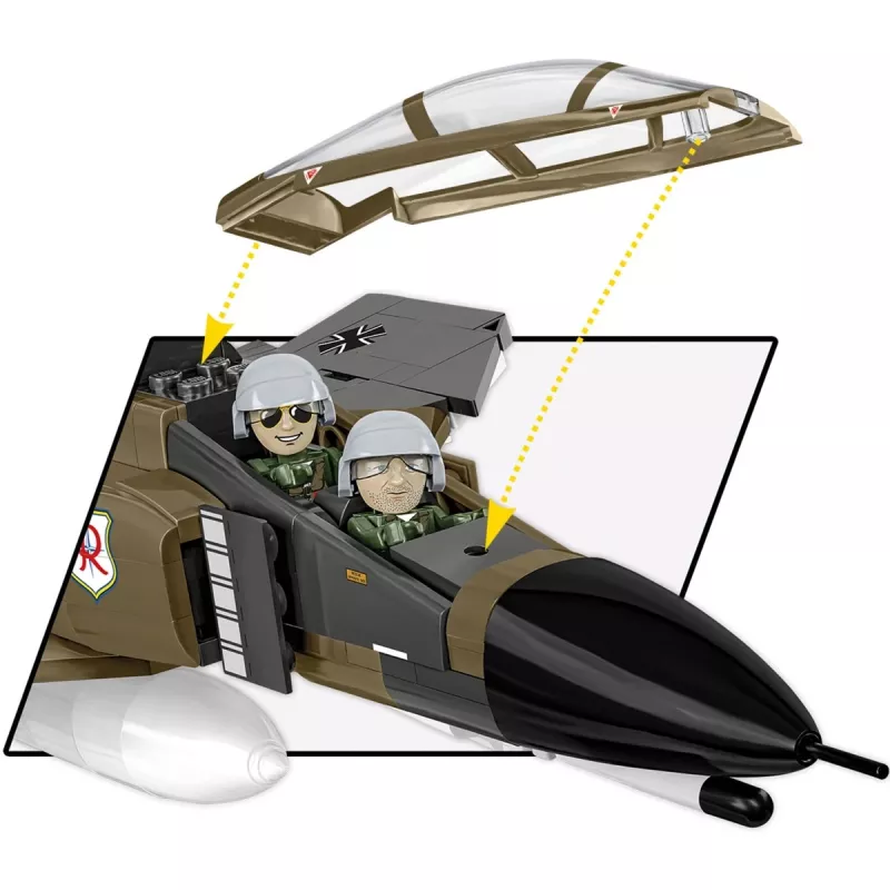 Blokeliai Armed Forces F-4F Phantom II 676 dalių