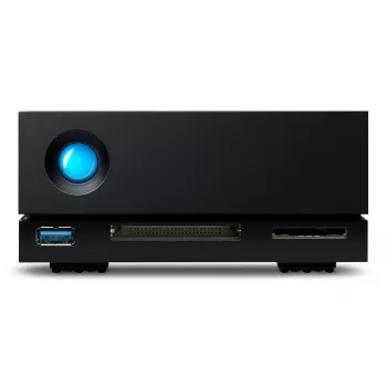 LACIE 1big Dock 10TB Thunderbolt 3 + USB 3.1 8,9 cm 3,5 colio išorinis diskų masyvas, pilka