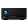 LACIE 1big Dock 10TB Thunderbolt 3 + USB 3.1 8,9 cm 3,5 colio išorinis diskų masyvas, pilka