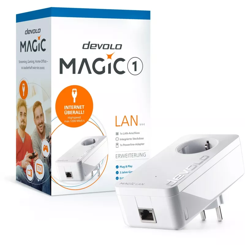Ethernet LAN adapteris Devolo Magic 1 LAN 1200 Mbit/s