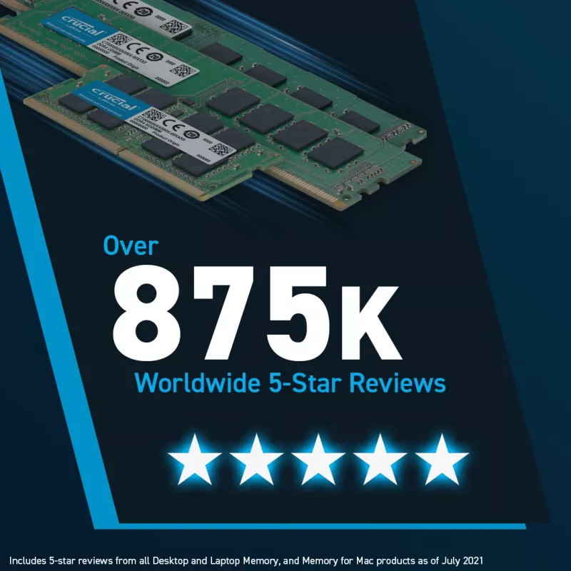 Crucial 8GB 1x8GB DDR5-5600 CL 46 SO-DIMM RAM Notebook Speicher - 8 GB - DDR