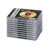 Hama CD Double Jewel Case Standard, pakuotė 10 vnt., 2 diskai, skaidrus