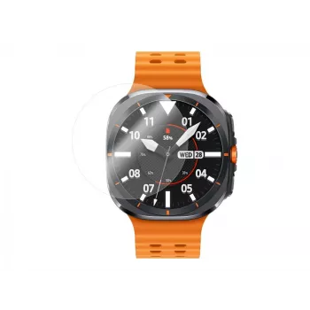 Grūdinto stiklo apsauginis stikliukas FIXED, skirtas Samsung Galaxy Watch Ultra — skaidrus, 2 vnt.