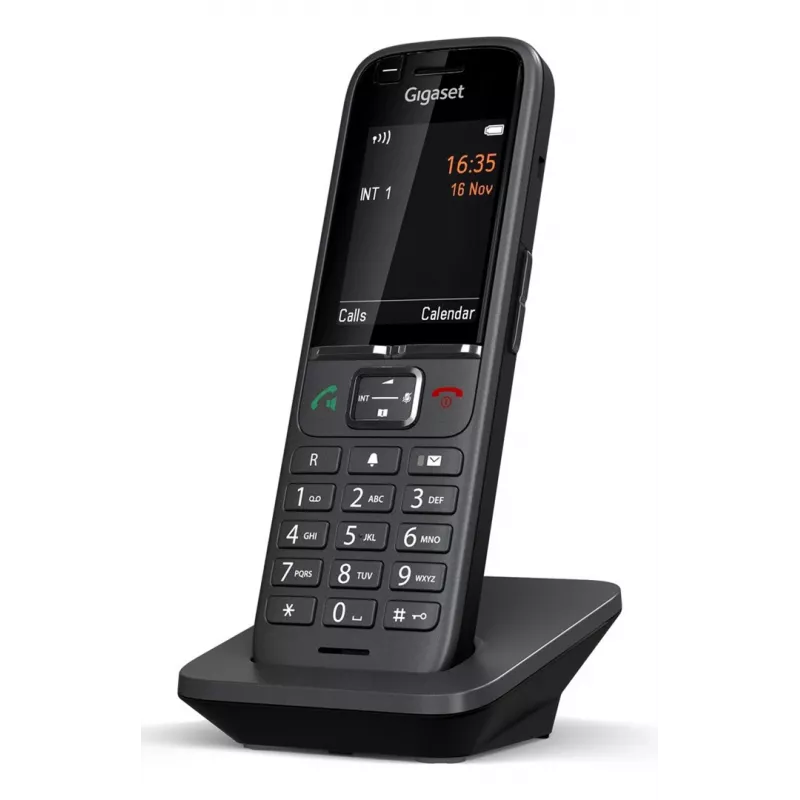 Gigaset N530 IP PRO + S700H PRO DECT telefono rinkinys su skambučio numerio atpažinimu, antracitinis