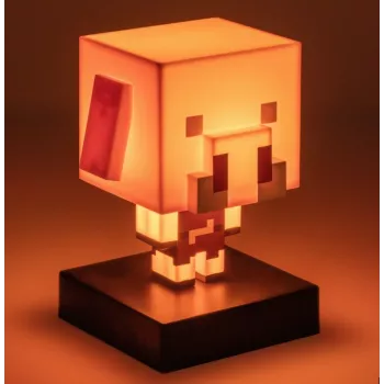 Stalinė lempa Paladone Icon Light PP14431MCF Piglin LED, dekoratyvinis žaidybinis dizainas
