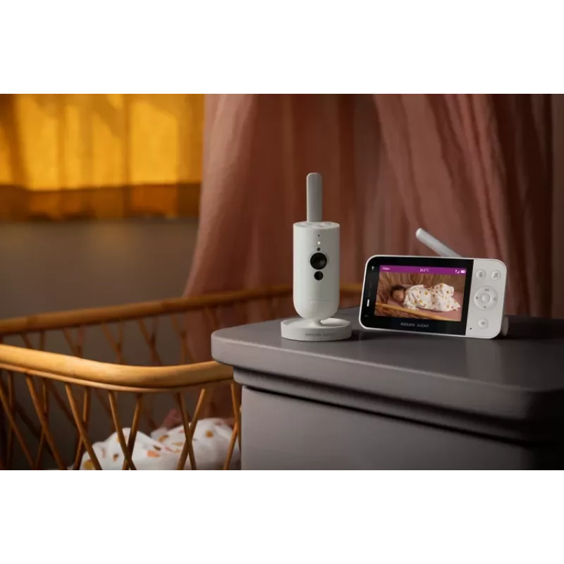 Philips AVENT SCD953/26 vaizdo kūdikio monitorius 400 m Wi-Fi pilka, balta