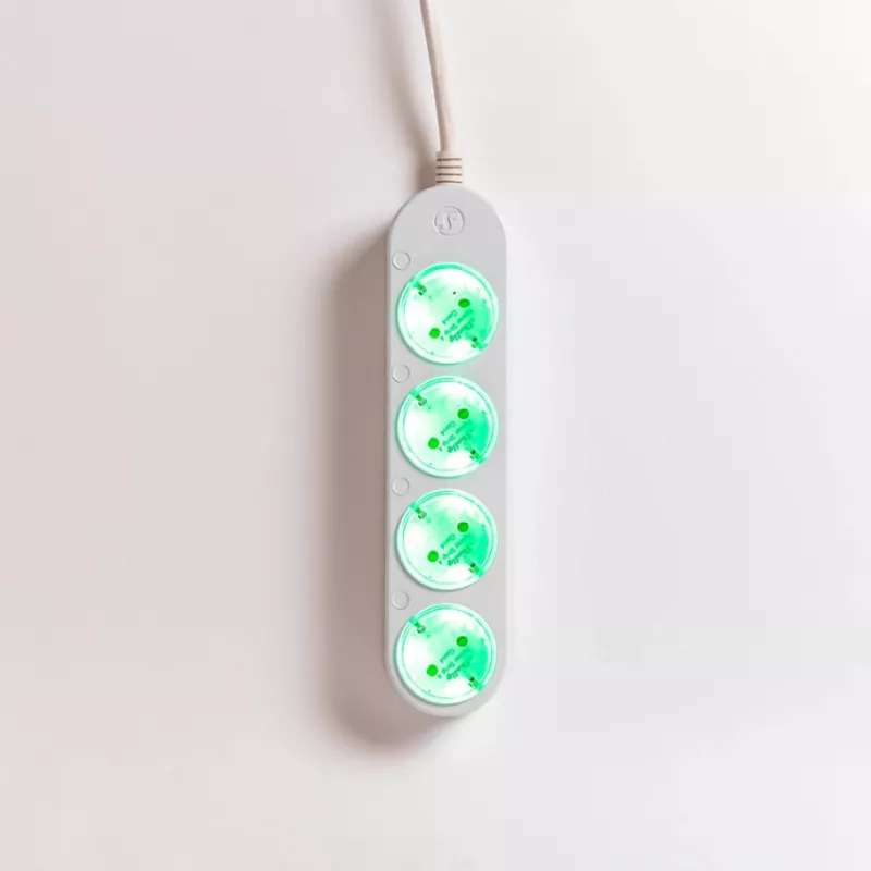 Išmanusis 12A Shelly Power Strip 4 Gen4 Zigbee/Matter maitinimo blokas