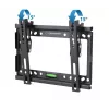 Sieninis TV laikiklis ESPERANZA ERW010 14–50 col. (35,6–127 cm), pasvirimas 15°, VESA 75×75–200×200, maks. apkrova 25 kg, juodas