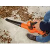 Belaidis lapų pūstuvas Black & Decker GWC1820PC 209 km/h, juoda/oranžinė, 18 V ličio