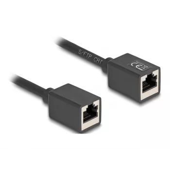 DeLOCK 90334 tinklo kabelis RJ-45 Cat6a 7,5 m juodas