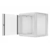 Lanberg montuojamas ant sienos 19 inch 12U 600x600 mm pilkas stovo spintas (stiklinės durys)