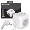 Power Cube QOLTEC 52547 maitinimo blokas 3×AC lizdai, 2×USB-A, 1×USB-C PD 20W