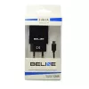 Kelioninis įkroviklis Beline Beli0011 — 2× USB prievadai, microUSB kabelis, 2A išėjimas, juodas