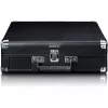 Lenco TT-115 juodas patefonas su diržine pavara, Bluetooth, USB-A, 3,5 mm ausinių lizdas, 4 W RMS, 33/45/78 aps./min.