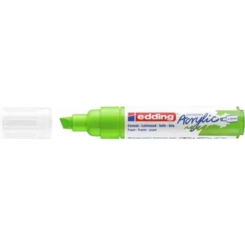 Akrilinis markeris Edding 5000 Broad Green Chisel Tip 1 vnt