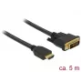 Vaizdo kabelio adapteris DeLOCK 85656 5 m HDMI Type A DVI juodas