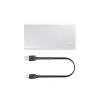 Green Cell PowerPlay20s 20000mAh 22.5W balta nešiojama baterija 3x USB-C PD QC 3.0