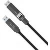 USB4 HDMI kabelis 4smarts ComboCord 240W 1,5 m – USB4 į HDMI, 240W galios tiekimas, 1,5 m ilgio