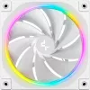 DeepCool FL12R 120 mm PC ventiliatorius, baltas, 2150 RPM, aktyvus PFC, ARGB apšvietimas