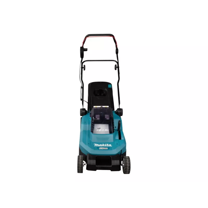 Belaidis elektrinis vejapjovė Makita DLM382PM2 - 18 V - 4 Ah - 2 akumuliatoriai - 3700 sūk./min - 38 cm - 16,9 kg