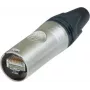 Neutrik RJ45 etherCON CAT6 A Kištukas, tiesus, 8P8C NE8MX6 Nikeliuotas 1 vnt.
