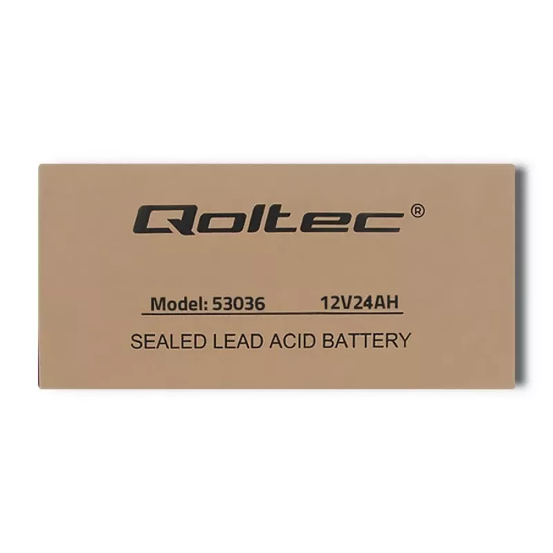 Qoltec 53036 AGM baterija | 12V | 24Ah | max 360A