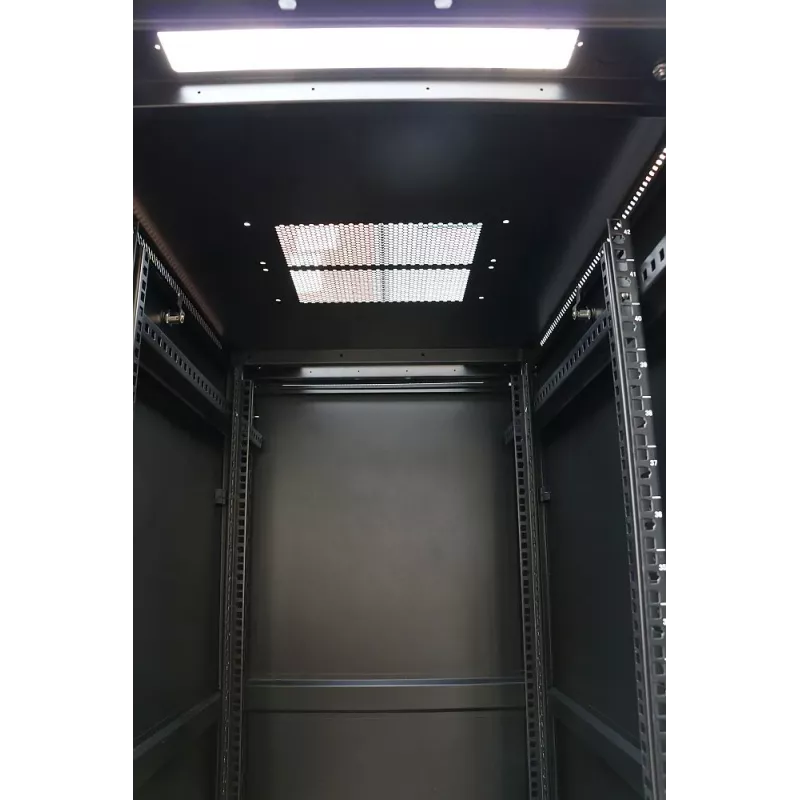 Grindinis tinklo spintos stovas Extralink 42U 600x1000 juodas