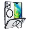 Apsauginis dėklas Torras Ostand R Fusion, skirtas iPhone 16 Pro — juodos spalvos