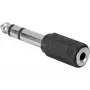 Adapteris 3,5mm → 6,3mm (juodas/sidabrinis)