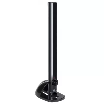 Vidinė TV antena MACLEAN MCTV-930 — DVB-T, VHF 87.5–230 MHz, UHF 470–790 MHz, VHF 26 dB / UHF 28 dB, 75 Ω, juoda