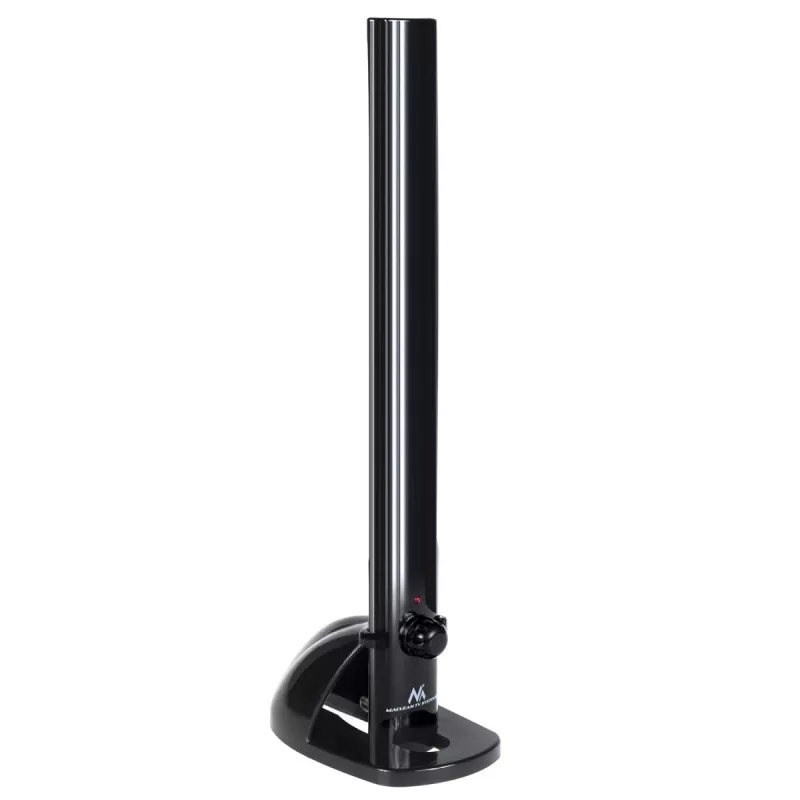 Vidinė TV antena MACLEAN MCTV-930 — DVB-T, VHF 87.5–230 MHz, UHF 470–790 MHz, VHF 26 dB / UHF 28 dB, 75 Ω, juoda
