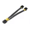 Adapterinis maitinimo laidas procesoriui Akasa 8-pin į dvigubą 4+4-pin (AK-CBPW35-20)