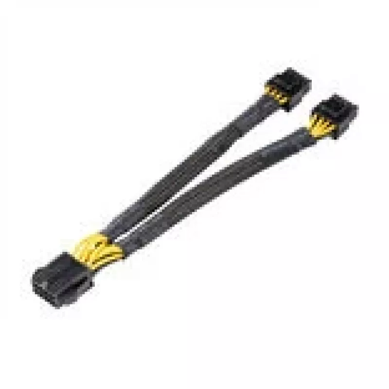 Adapterinis maitinimo laidas procesoriui Akasa 8-pin į dvigubą 4+4-pin (AK-CBPW35-20)