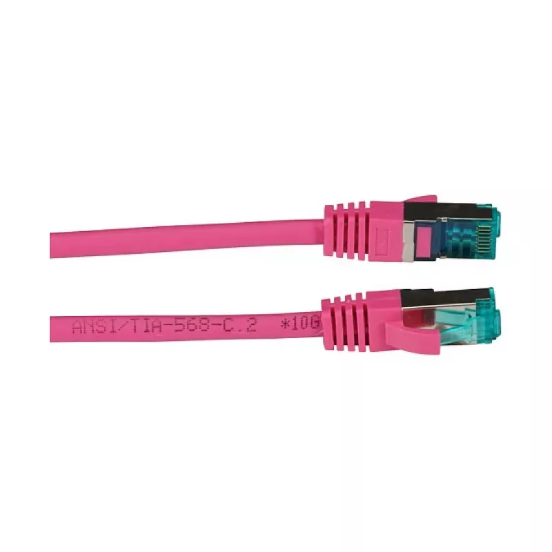 EFB-Elektronik RJ45 jungiamasis kabelis Cat.6A S/FTP LSZH violetinis 2m (MK6001.2MA)